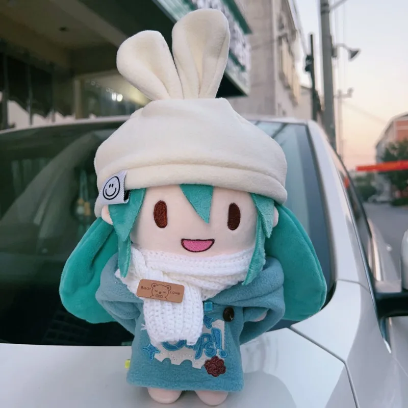 

Kawaii 20cm Hatsune Miku Anime Lovely Girl Student Desktop Decorate Originality Miku You Can Change Your Outfit Christmas Gift