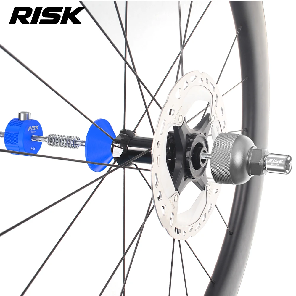 

RISK T45/T47 Bicycle Quick-Release Anti Drop Auxiliary Tool, Assist in RDI Bike Bottom Bracket Sleeve and Center Lock Disc Cover