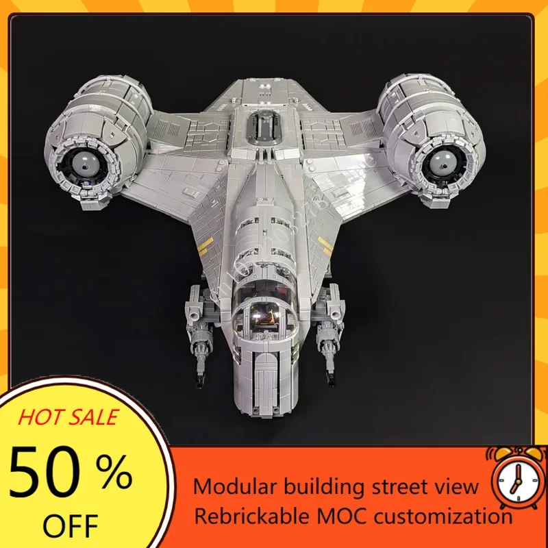 4893 pçs navalha crista-minifig escala espaço guerra militar moc nave espacial batalha modelo personalizado quebra-cabeças arquitetura diy montagem presente