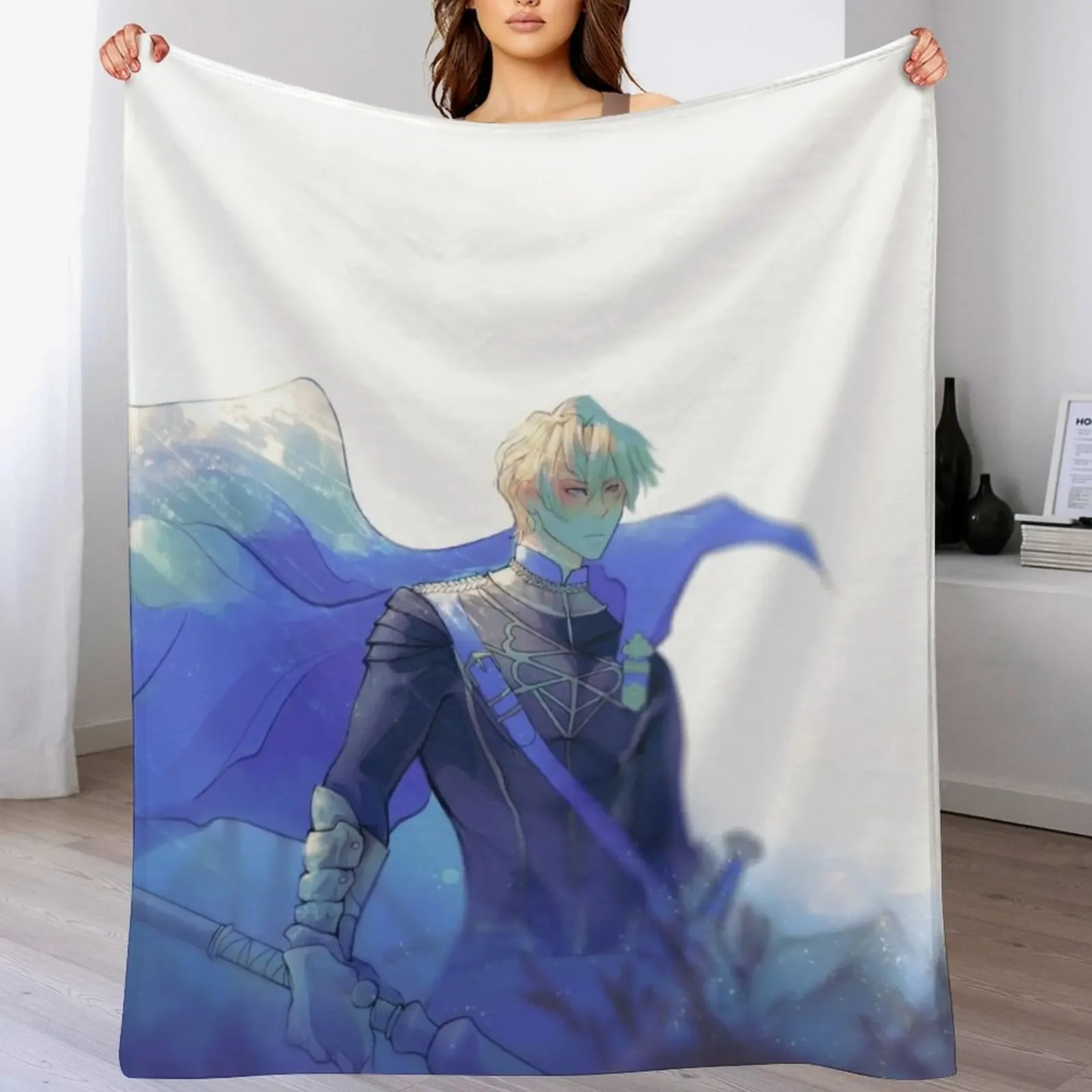 

Dimitri - Fire emblem Throw Blanket Sofa blankets and throws Thin Multi-Purpose Blankets