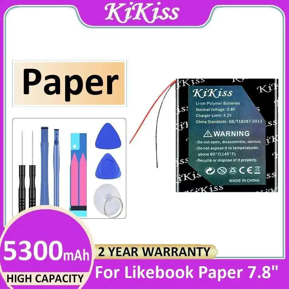 

Премиальная замена для бумаг Likebook Paper 7,8 дюйма E — аккумулятор для чтения книг 5300 мАч