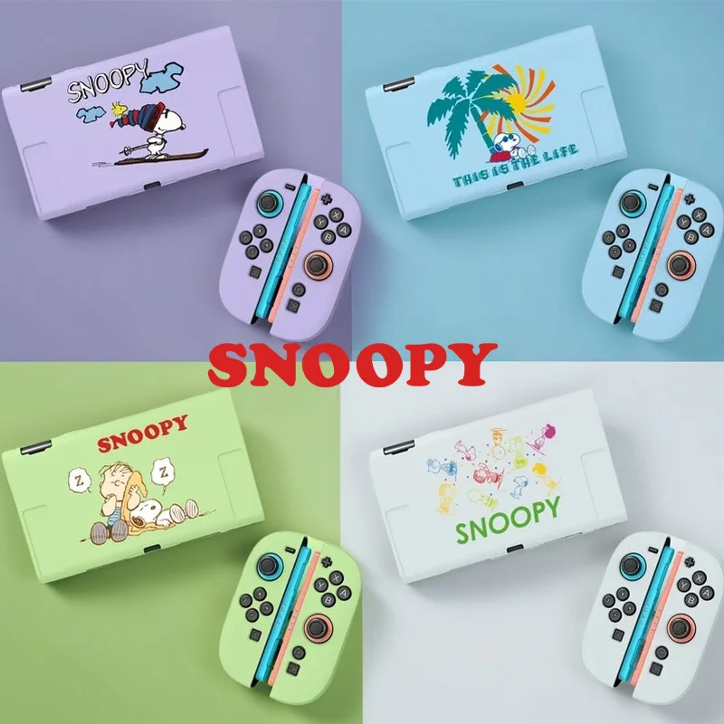 

Чехол для игровой консоли Snoopy для Switch 2, Nintendo NS2, мягкий защитный чехол в стиле аниме Switch2, милый ТПУ, аксессуары для защиты от падения, подарок