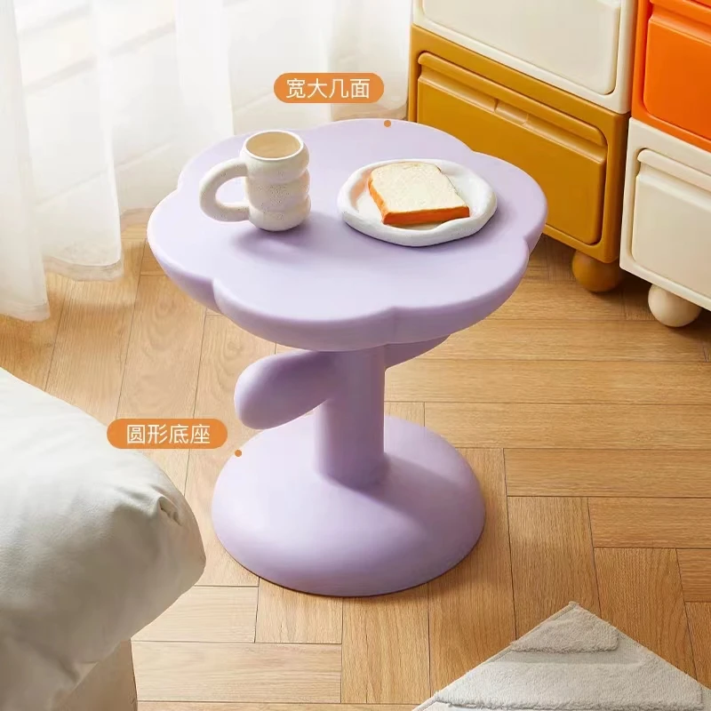 Flower Coffee Table Home Furniture Living Room Sofa Side Table Home Decoration Accessories Modern Bedside Table Storage Table