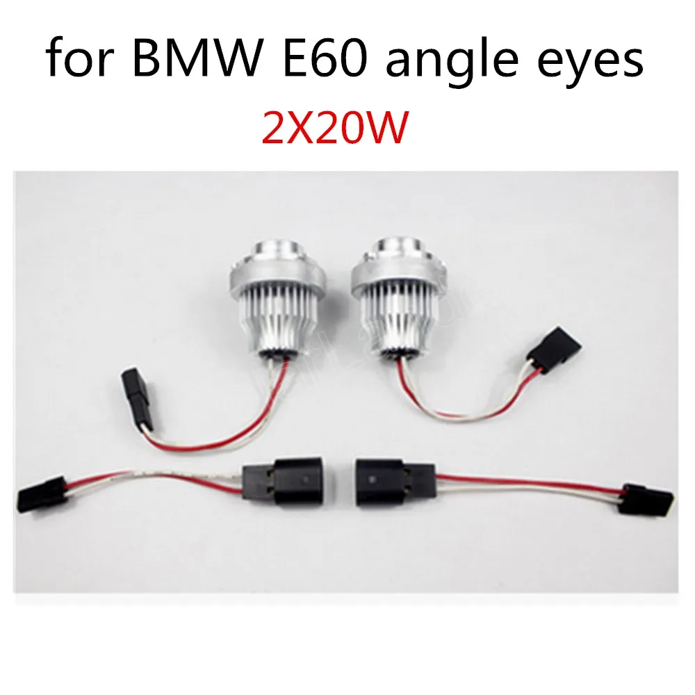 

2 шт. 10WX2 супер яркие светодиодные ангельские глазки для BMW E60 габаритный светильник canbus