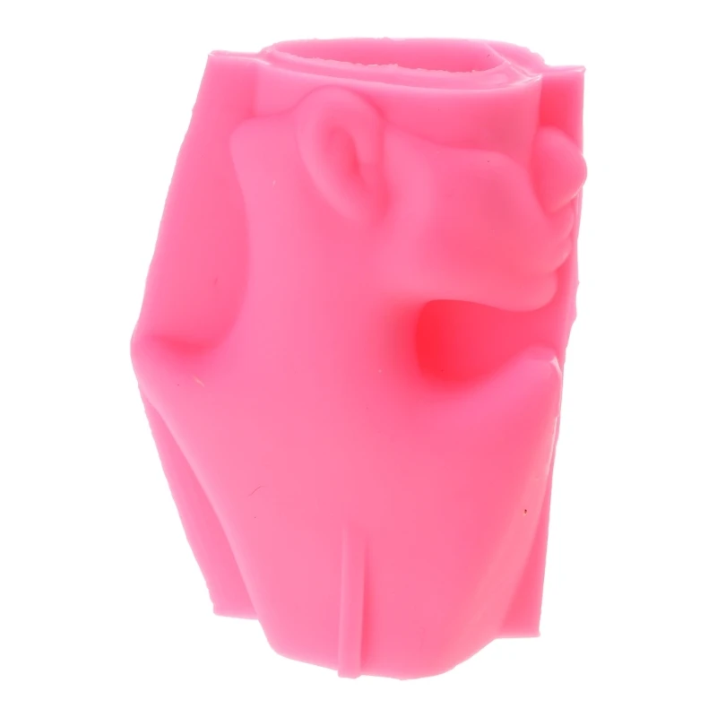 One-hand Chest Support Male Half-body Vase Silicone Mold Diy Resin Plaster Tool