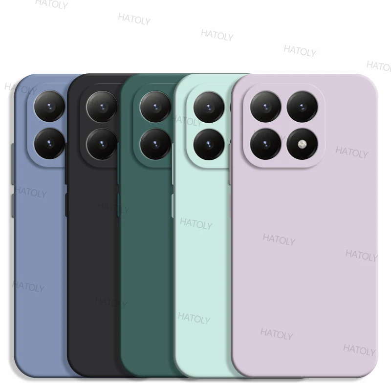 Für Xiaomi 15T Fall Xiaomi 15T 15T Pro 5G Abdeckung Original TPU Stoßfest Flüssigkeit Silikon Anti-Scratch telefon Abdeckung Für Xiaomi 15T