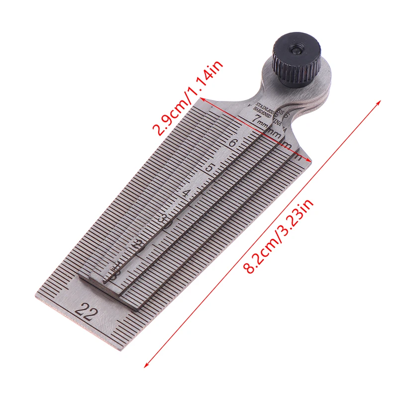 Stainless Steel Welding Taper Feeler Gauge 1-29mm Precisions Engineered Taper Feeler Gauges Hole Inspection Tools 4Pcs/set