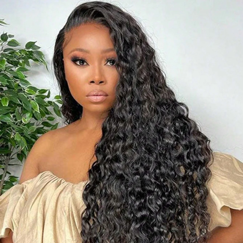 Pelucas de encaje frontal sin pegamento para mujer, cabello humano rizado Bob, prearrancado, línea de cabello Natural, 5x5