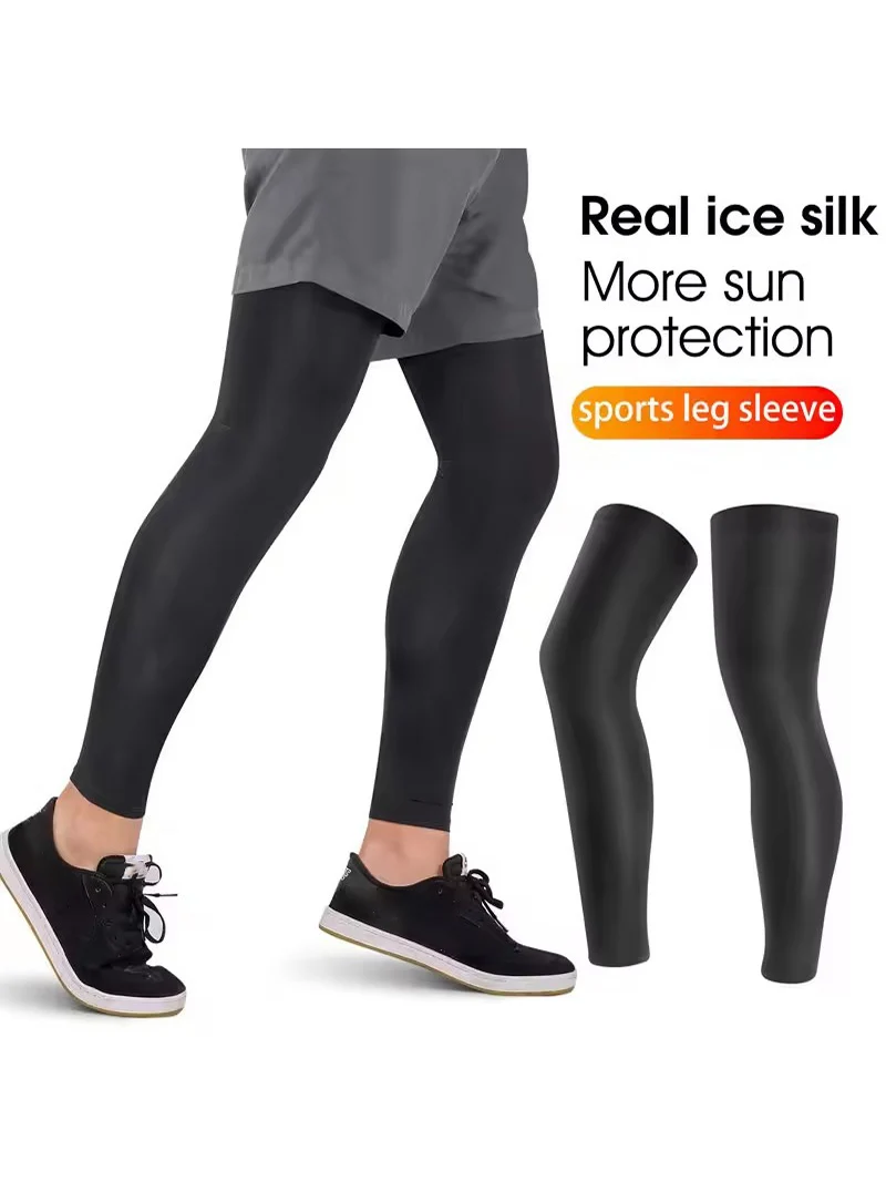 AliExpress NONE Summer Outdoor Sun Protection Cooling Leg Protection for Unisex High Elasticity Breathable Quick Drying Cycling Arm Protection