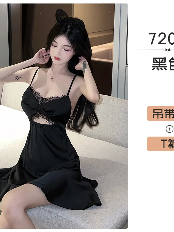 Purple Mini Dress Mesh Lace Sexy For Women High Summer Ice Lace Hollow Out Dresses With Dress Elegant Sweet Korean Women 8WG1