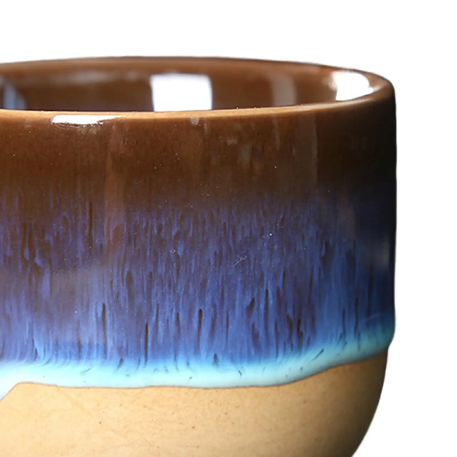 Creative Ceramic Tea Mug Handleless Porcelain Cup for Green Tea Latte Cappuccino Daily Drinkware