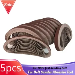 5pcs/Set 10*330mm/13*457mm/20*520mm Sanding Belts 40-1000 Abrasive Sanding Screen Brand For Wood Soft Metal Grinding Polishing