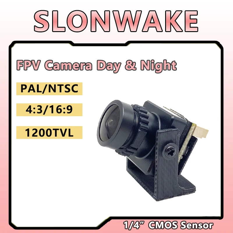 SLONWAKE 5-40V 1200TVL 160° FOV 2.1mm Starlight Sensor Micro FPV Camera NTSC & PAL CVBS Output For RC Freestyle Drone