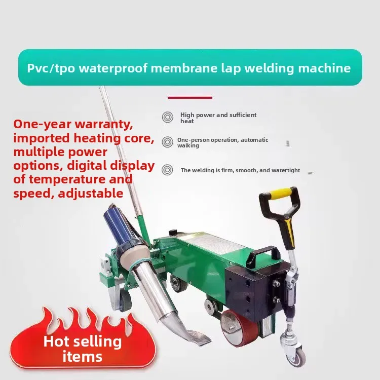 Hot Air PVC Tarpaulin Sealing Machine Waterproof Membrane Splicing Welder For Inkjet Fast Door Joint Repair