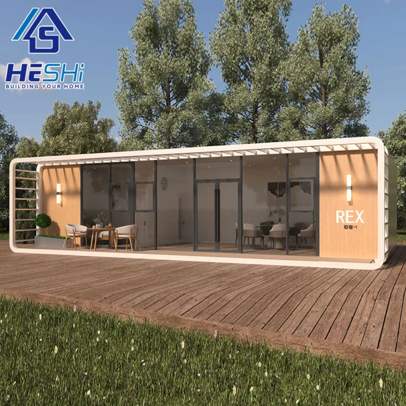 custom.Cheap Prefab Popular Cabin House Quick Build Prefabricated Portable 20Ft 40Ft Office Pod Waterproof Container