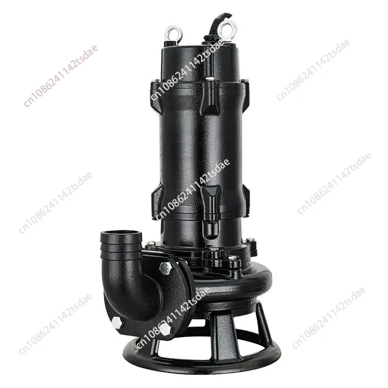 Cutting sewage pump 220V national standard manure pumping mud septic tank sewage pumping 380V submersible pump
