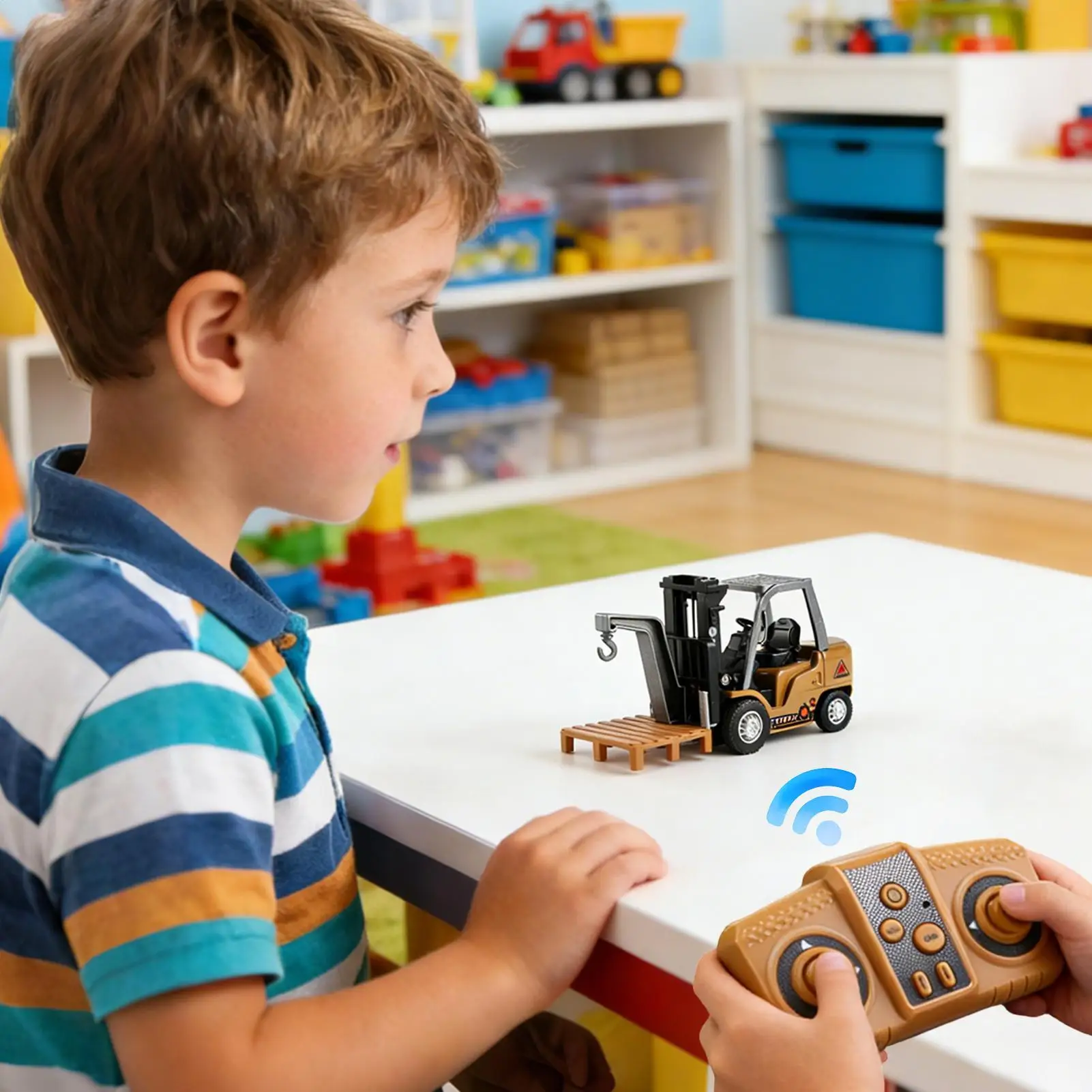 

Радиоуправляемая машина с подъемным крюком, внедорожник на пульте управления, беспроводные игрушки для мальчиков, подарки на день рождения для детей