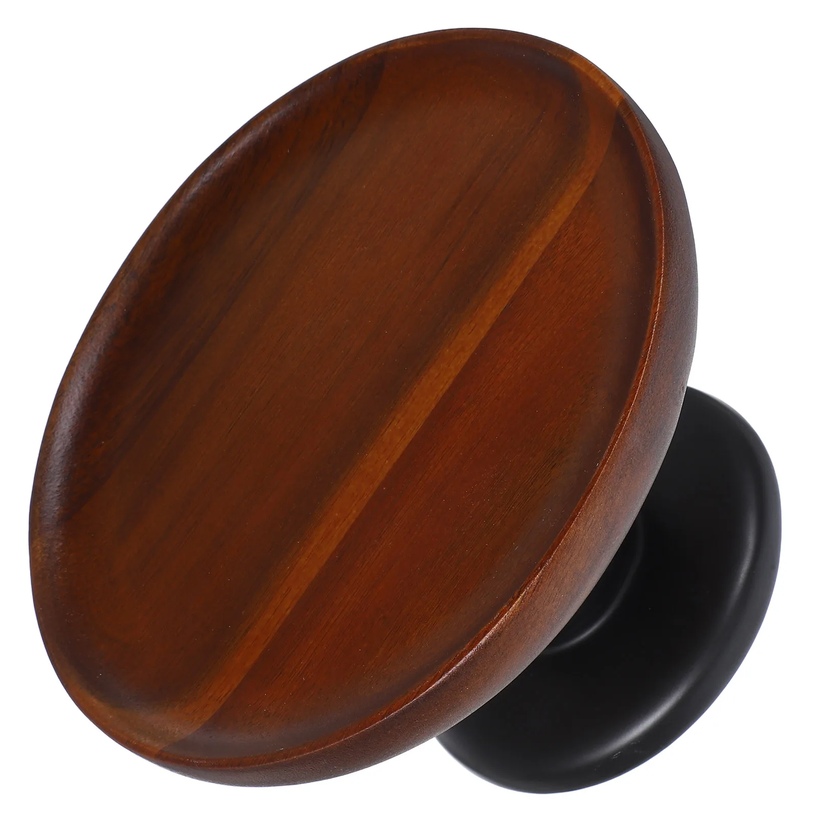 

Wooden Cake Stand Tall Tray Decorative Holder Brown Rustic Cupcake Display Round Dessert Footed Stand Kitchen Bar Item Stable