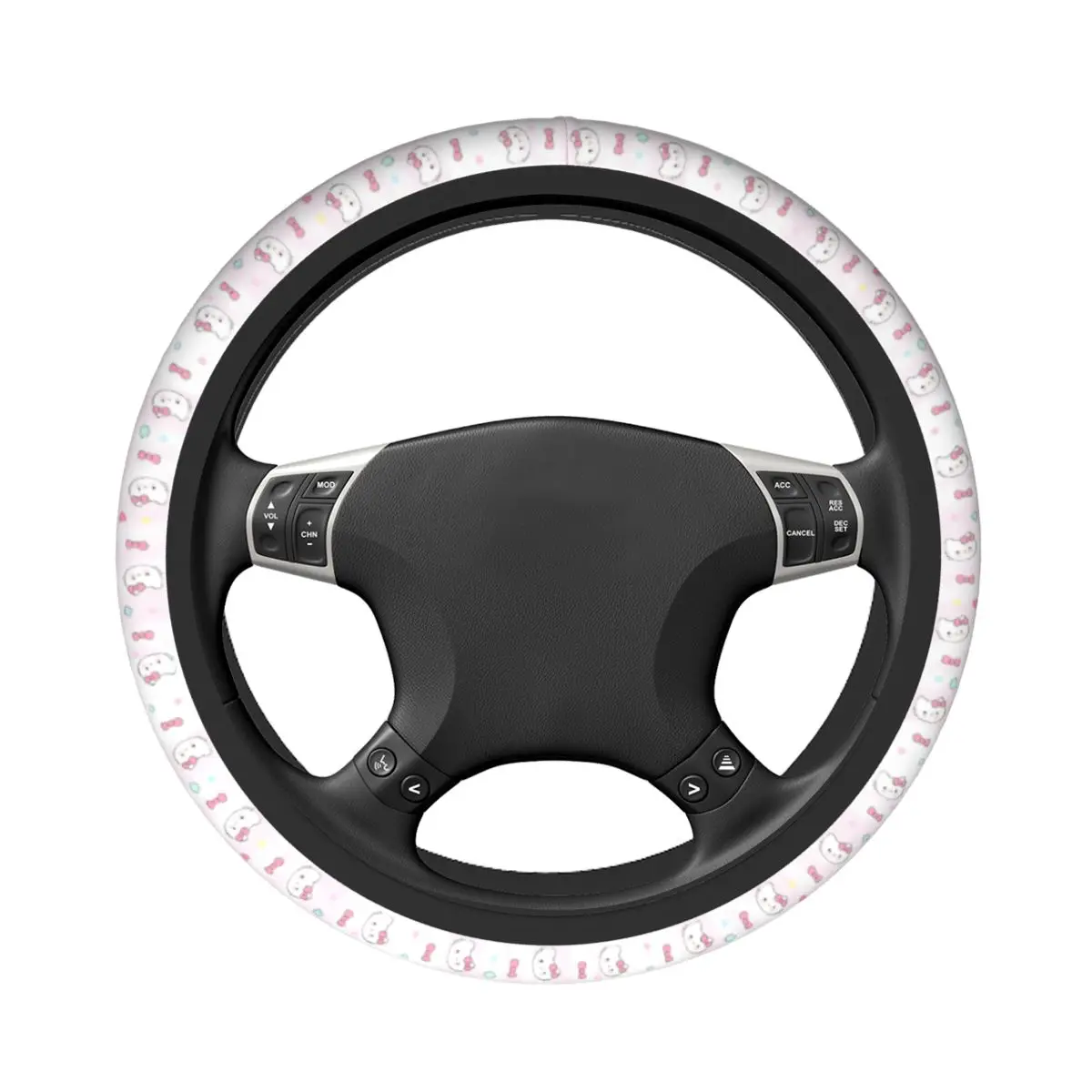 Sanrio Character Car Steering Wheel Cover 37-38 Anti-slip Fashion Car-styling Interior Accessories