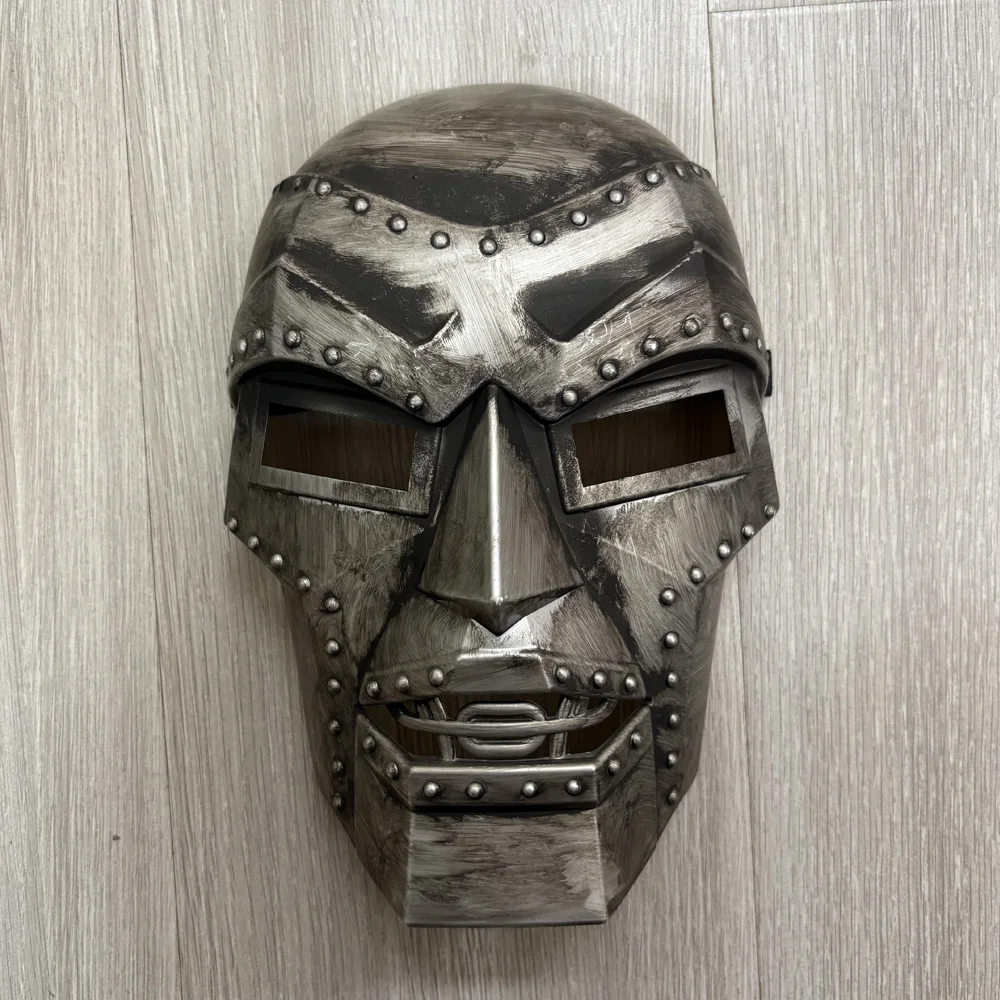 

Dr Doom Mask Cosplay Victor Von Doom Thicken Plastic Masks Halloween Carnival Dress Up Party Costume Props Deluxe