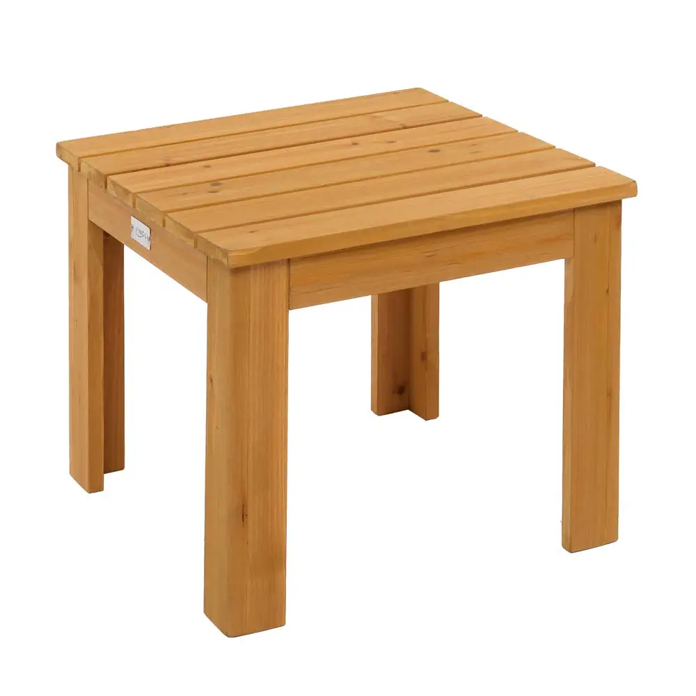 

Outdoor Wooden Side Table, Square Patio Side Table, Small Outdoor Table for Patio, Backyard, Garden, Poolside,, Customized