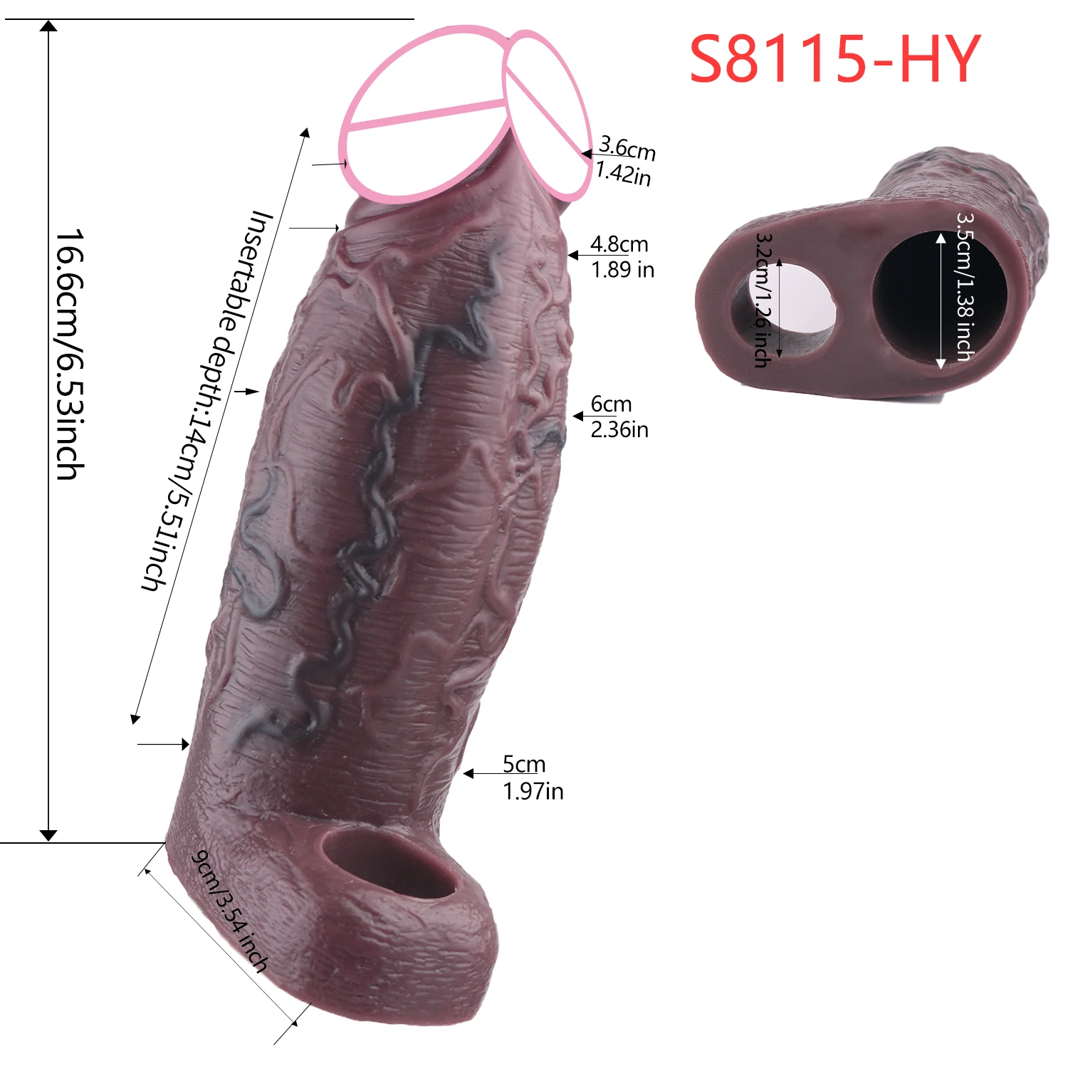 SXXY Ultra Realistic Penis Sleeve насадка на член Soft Silicone Male Dick Extender Girth Enlarger Delay Ejaculation 18+ Sex Toys