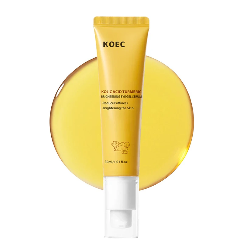 

Turmeric Kojic Acid Eye Gel Essence 30g, Dark Circle Puffiness Treatment, Brightening Anti-aging Eye Care, Face Skin Care