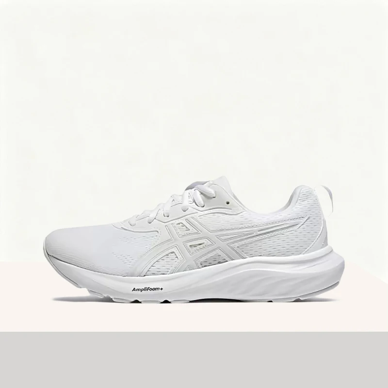 ASICS GEL-CONTEND 9 Women's White/Gray Low-Top Runners  Lightweight Comfort, Non-Slip Outsole & Durable Build 1012B681-100