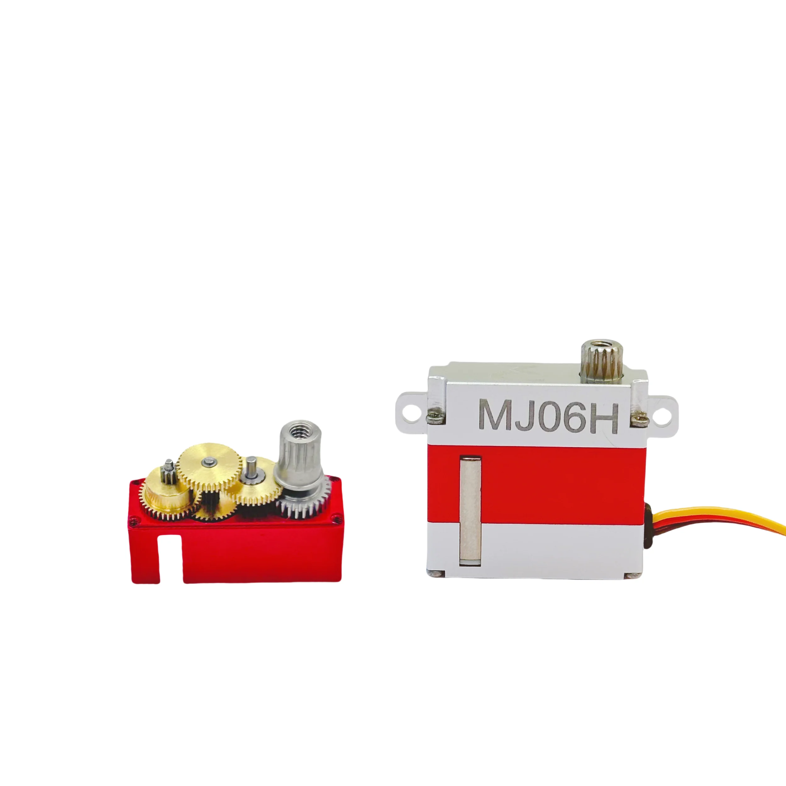 MJ06 Mini Flat Servo | 2.6kgf.cm Torque, 0.061sec/60° High-Speed Response | Aluminium CNC Case for RC Airplane & Car Models