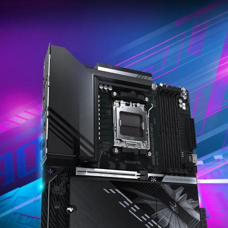 Piezas para Gigabyte B850 AORI ELITE WIFI7 Tablero Principal DDR5 para CPU AMD AM5 7900