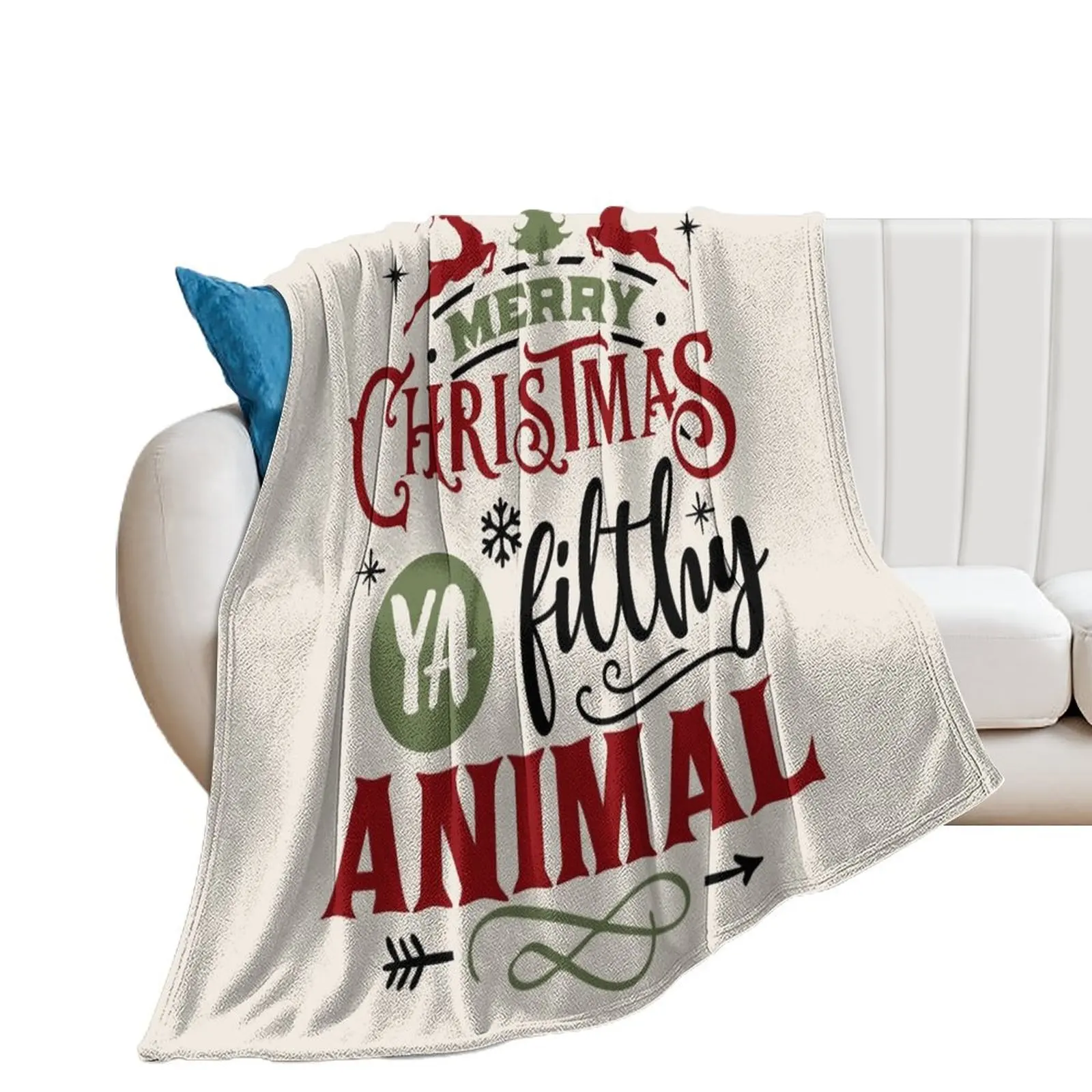 

Home Alone Merry Christmas Ya Filthy Animal Throw Blanket Sofa Decorative Sofas christmas decoration Blankets