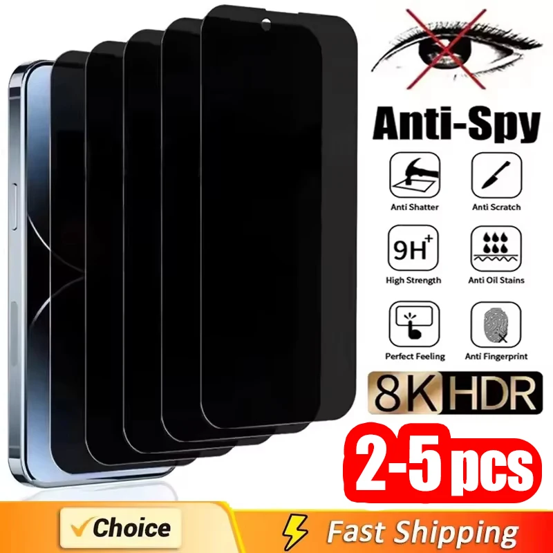 2-5PCS Privacy Screen Protector For Samsung S25 Ultra S26 S24 Plus S23 FE S22 S21 S20 M54 M32 M31 M30 M21 M10 J4 F42 F22 Glass