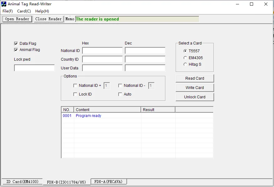 RFID LF ID قارئ سطح المكتب-الكاتب دعم EM4305 T5577 125 كيلو هرتز الحيوان الأذن علامة AGV العلامة 134.2 كيلو هرتز LF أنبوب زجاجي قارئ/الكاتب