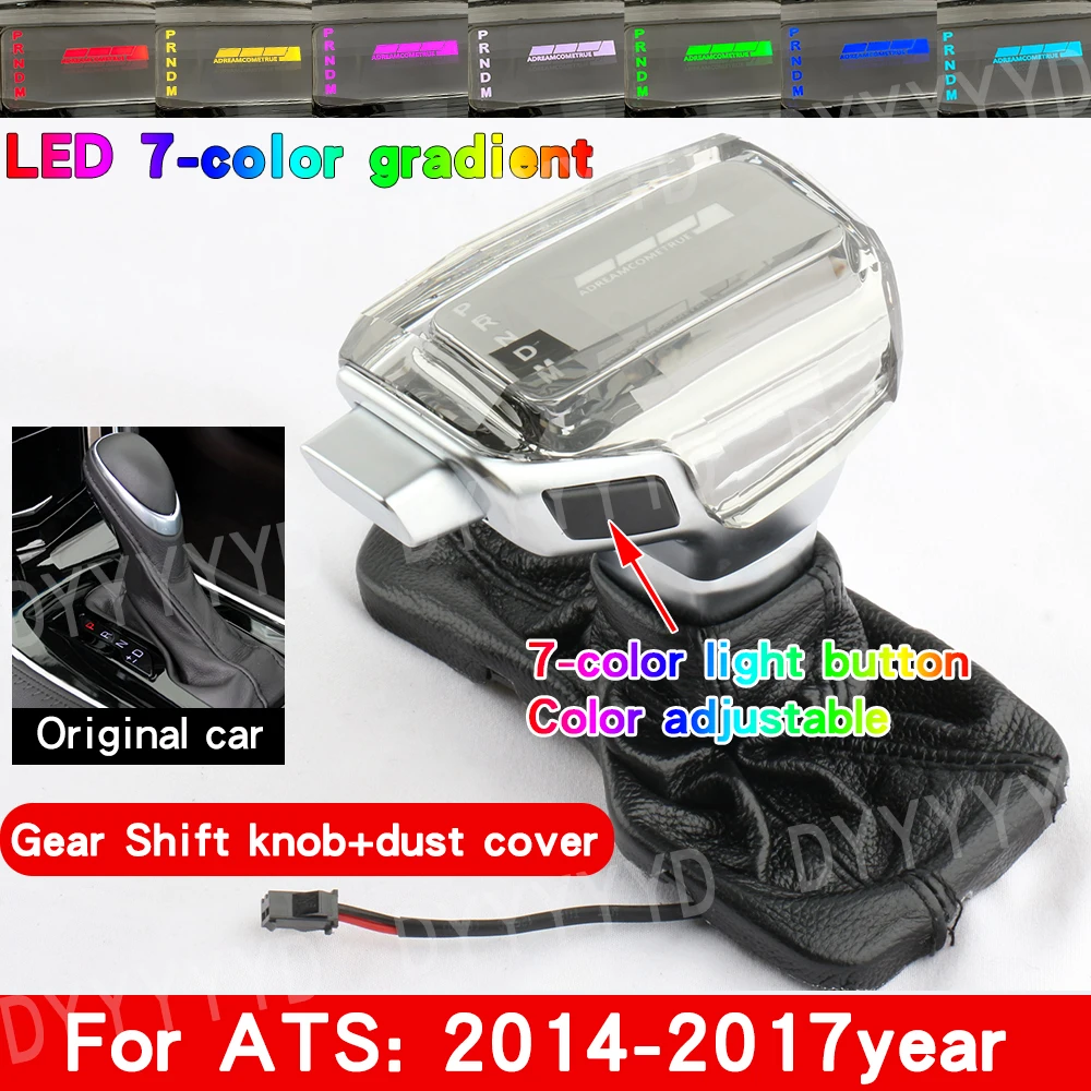 LED كريستال والعتاد التحول المقبض رئيس لكاديلاك ATS XTS CT4 CTS SLS SRX علبة التروس رافعة تحول ملحقات نقل السيارة الأوتوماتيكية #5