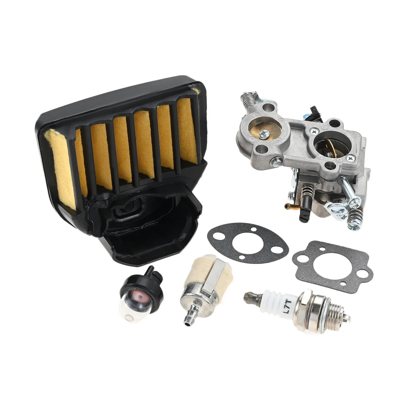 فلتر الهواء شرارة التوصيل طوقا المكربن عدة صالح ل Husqvarna 455 460 460 Rancher 461 455E الغاز بالمنشار كارب ل Wal-bro WTA-29 #2