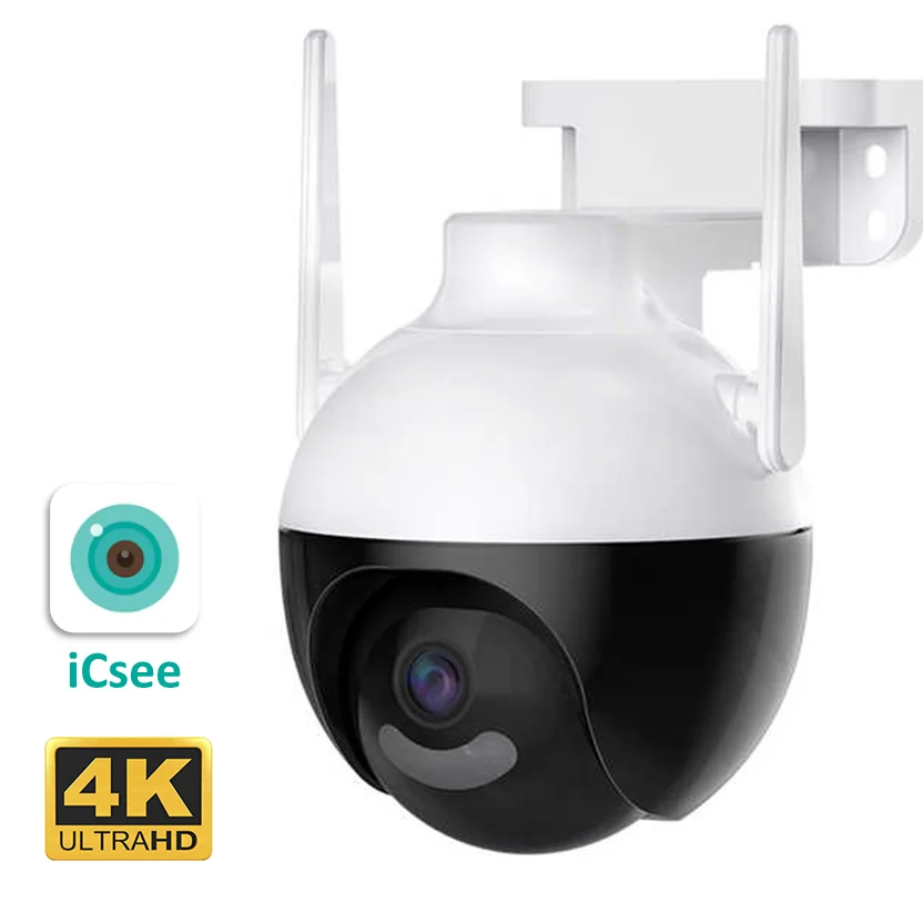 

4K 8MP WiFi PTZ IP Camera 5x Zoom Human Detection Video Surveillance Outdoor Color Night Vision Security Protection Camera ICSEE