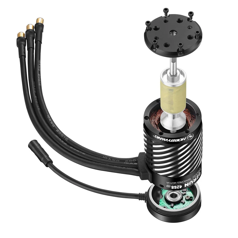 HOBBYWING EZRUN MAX8 G2S 160A ESC 4268 2500KV 4278 2250KV G2R Motor Brushless Senored Combo for 1/8 RC Car Buggy Monster Truck image 5