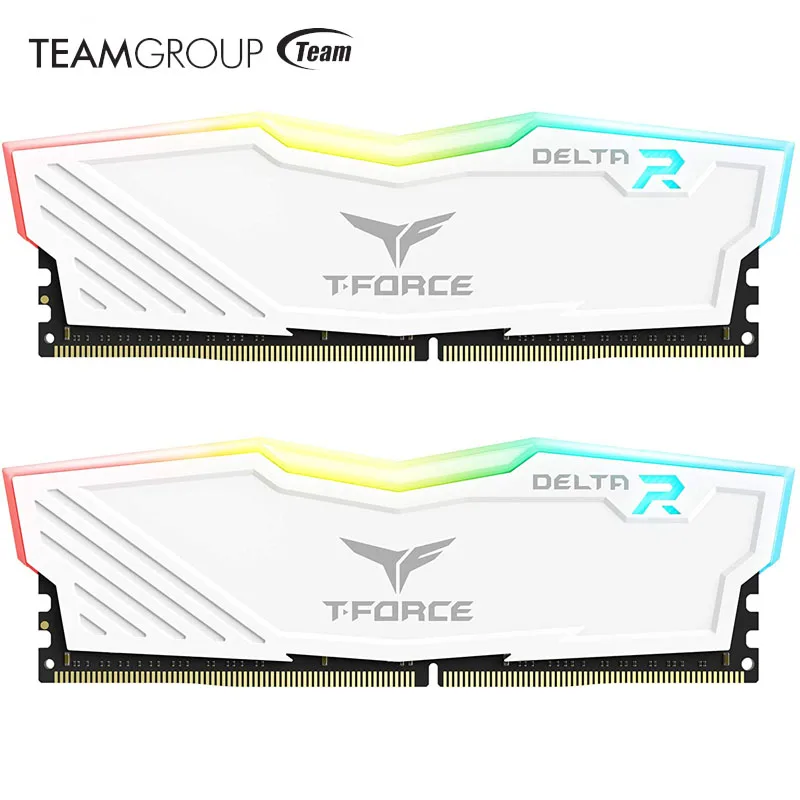 TEAMGROUP DDR4 RAM DELTA RGB memory module desktop 8GB 3600mhz compatible with Intel/AMD platform supporting XMP2.0