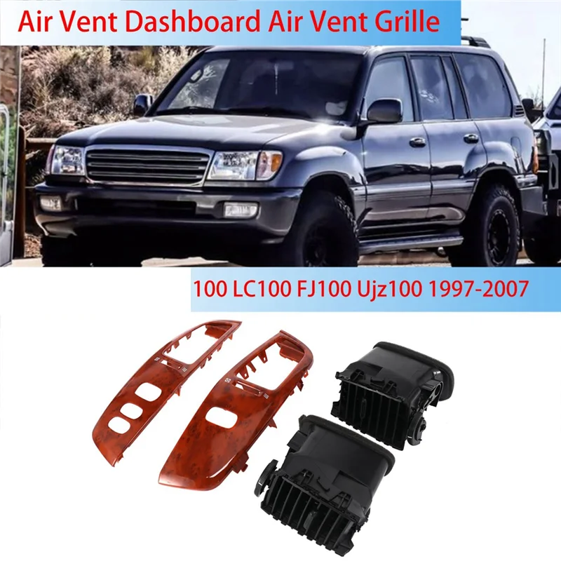 Car LHD Interior Dashboard Air Vent Panel for Land Cruiser 100 LC100 FJ100 Ujz100