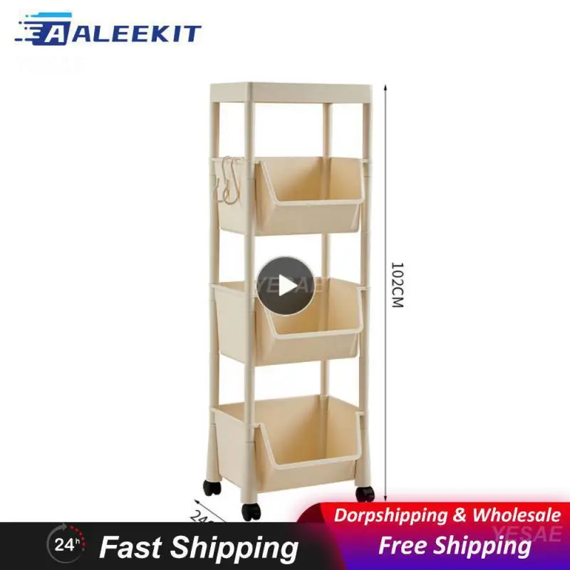 

Bookshelf Multi-functional Universal Living Room Home Creative For Student Living Room Home Floor Storage Rack Landing Trolley