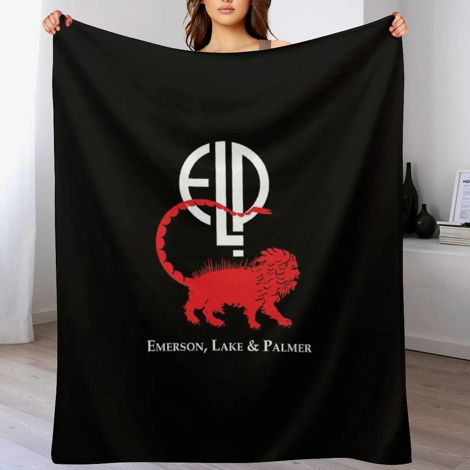 

Emerson, Lake And Palmer Band Tri-Blend T-Shirt Throw Blanket Year Round Soft Comfortable Blanket for Home