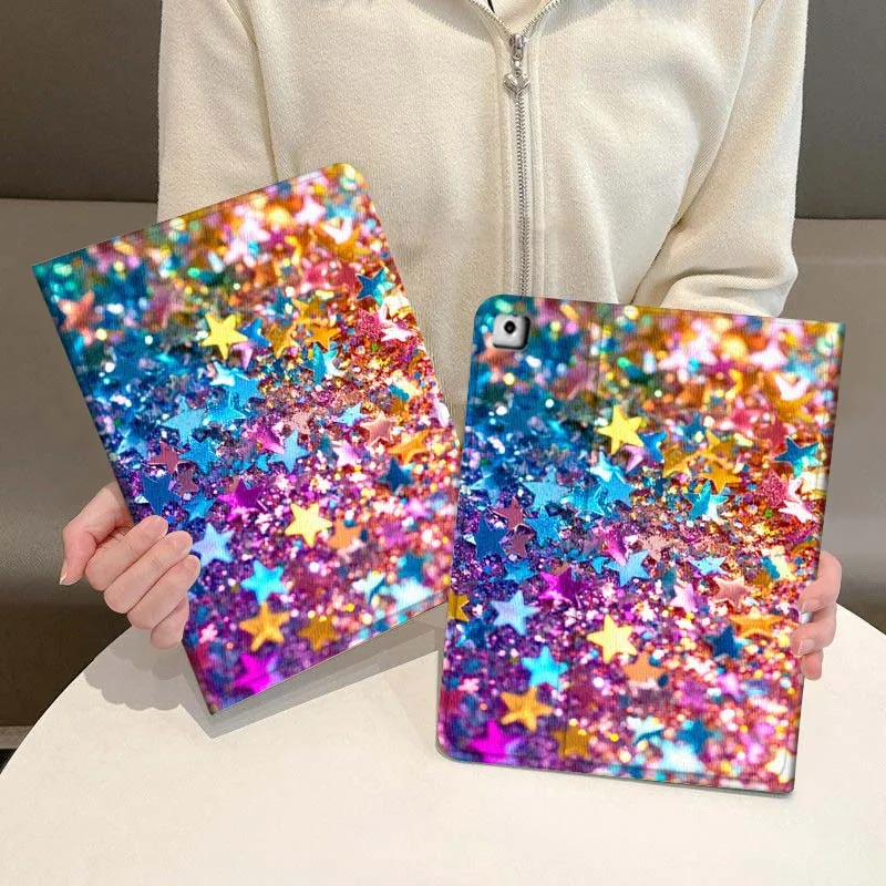 

Colorful luminous pattern Tablet Case For iPad Pro Air Mini 1 2 3 4 5 6 7 7th 8th 9th 10th 11th 10.2 9.7 10.5 10.9 11 2024 2025