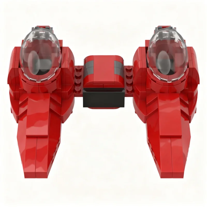 216pcs MOC Star Battle Twin Pod Cloud Car Bespin Motors Storm IV Model Christmas Gift Creative For Lovers DIY