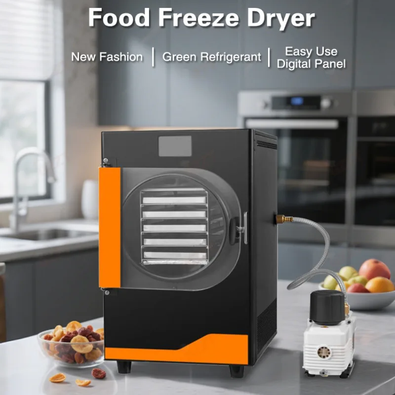 مصنع الصانع 6 كجم-20 كجم فراغ صغير التلقائي الغذاء الفريزر المنزلية الزبادي الفاكهة الخضار الليمون مجفف بالتجميد