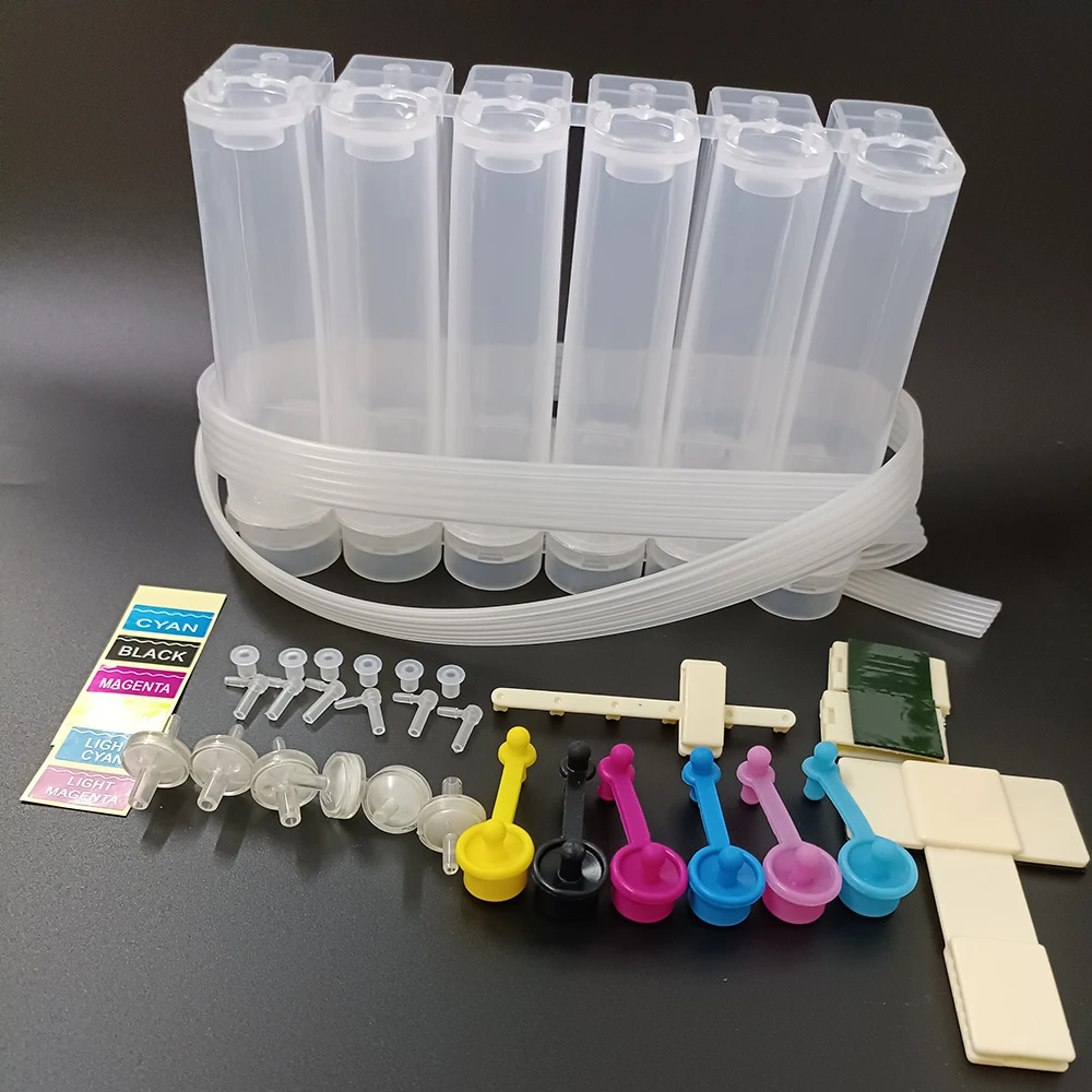 einkshop Universal 8 Color CISS kits with all accessaries ink tank for Epson/HP/Canon/Brother printers CISS DIY kits ink system