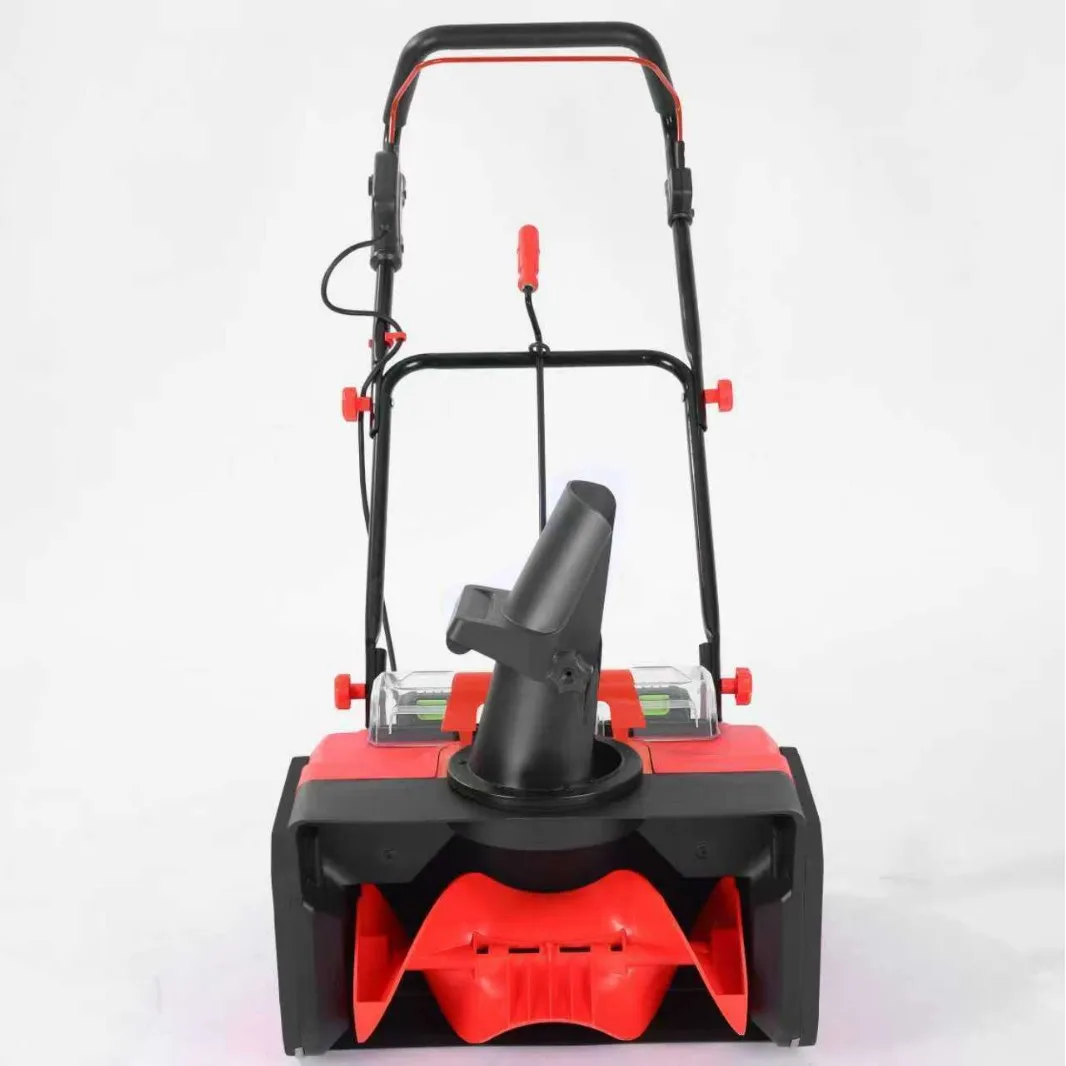 Foldable Hand-Pushed Electric Carbon Steel Snow Sweeper 13.5KG Zhejiang Small Household Snow Machine