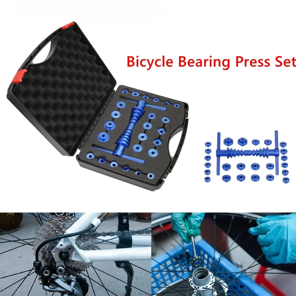 

Bicycle Bearing Press Set Bottom Bracket Bicycle Wheel Hub BB Axis Bearing Install AM Frame Pivot Point Bearing InstallationTool