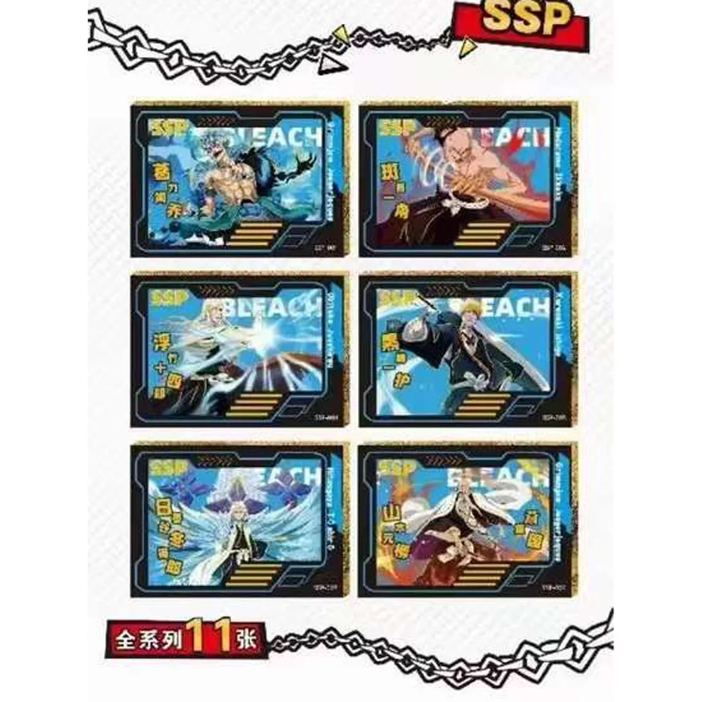 wholesale Japanese Anime Bleach Collection Cards Thousand-year Blood War Board Tcg Game Doujin Toys For Child Kids Gift card