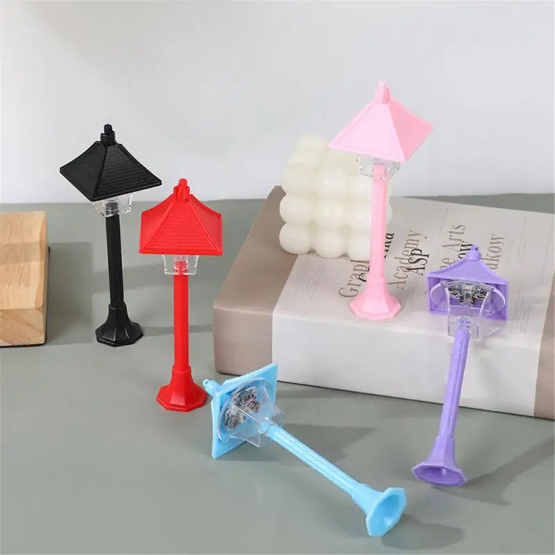 Mini street lamp LED nightlight street lamp scene lamp ornaments small table lamp atmosphere decoration micro landscape