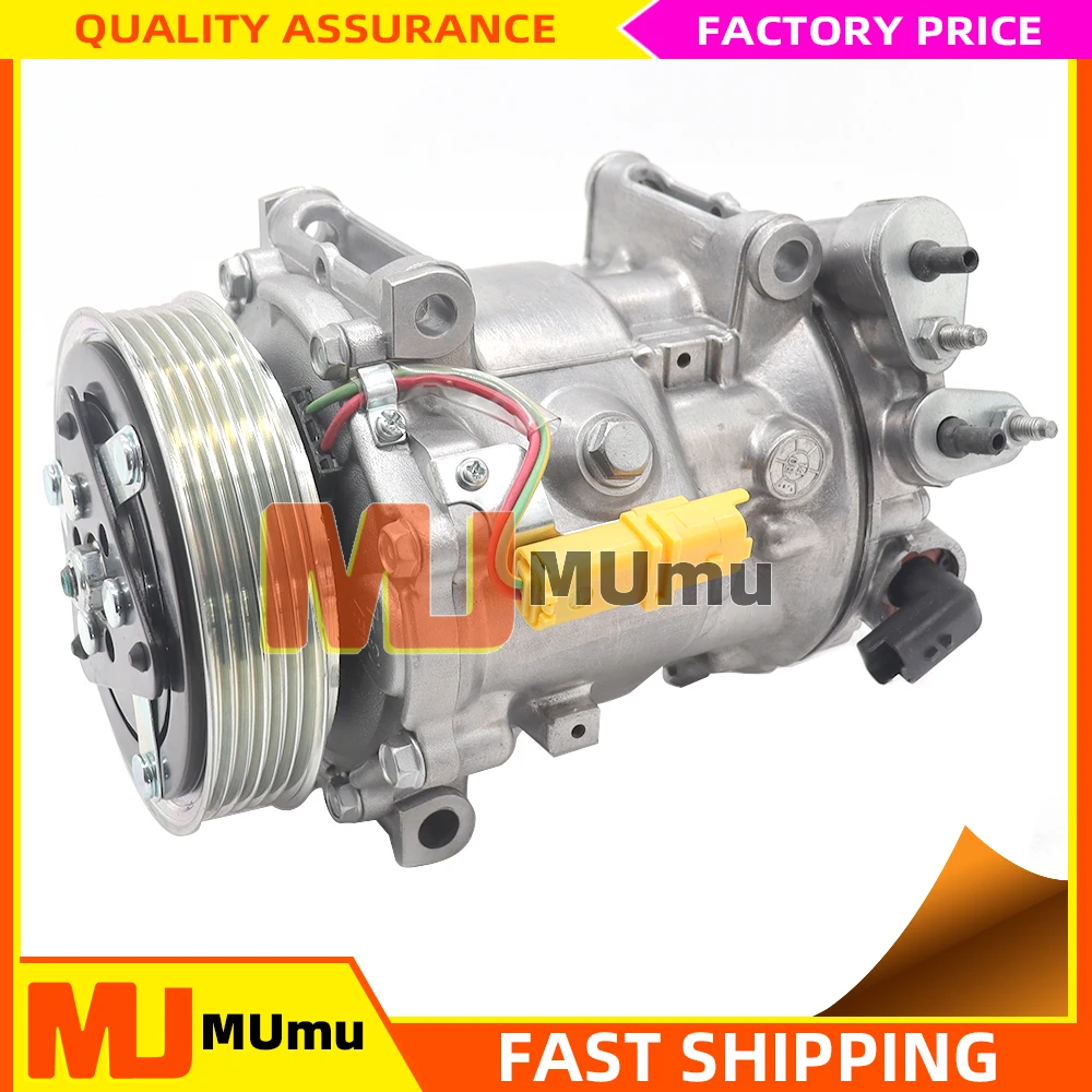 

AC Compressor For Peugeot 5008 508 407 308 3008 Citroen C4 C5 9825869180 9800840380 648756 9671451380 9684432480